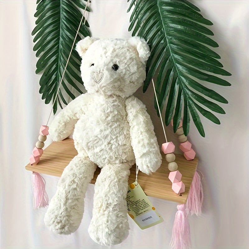 Cuddly White Teddy Bear Plush Toy