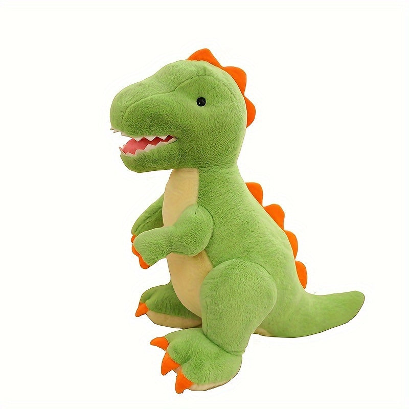Adorable Green T-Rex Plush Pillow