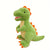 Adorable Green T-Rex Plush Pillow