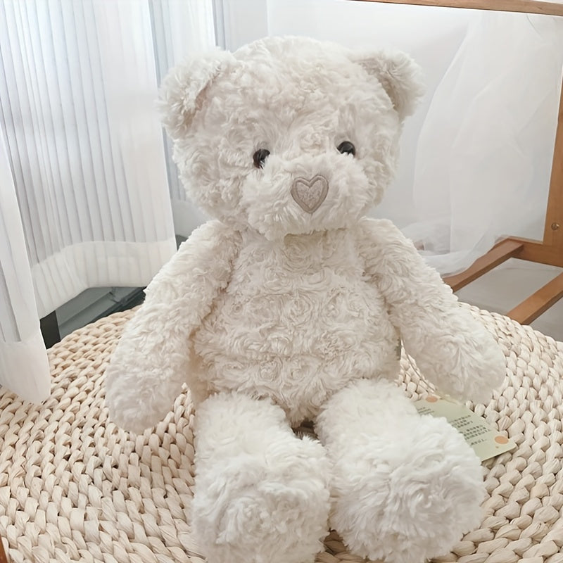 Cuddly White Teddy Bear Plush Toy