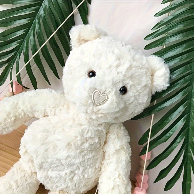 Cuddly White Teddy Bear Plush Toy