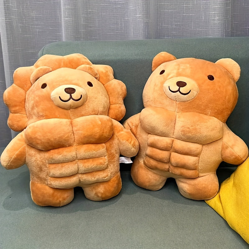 Muscle Teddy Bear Plush Toy