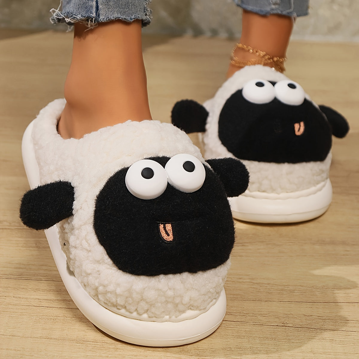 Sheep Slippers - Stuffed Plush Toys