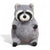 Adorable Gray Raccoon Plush Toy