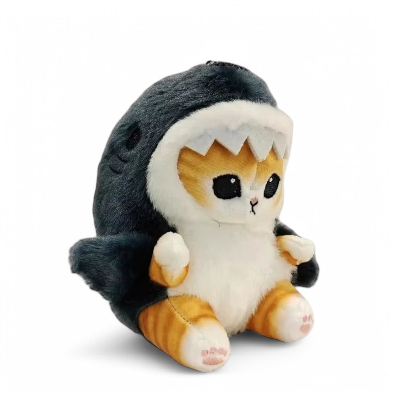 Stuffed Cat Disguised As a Shark