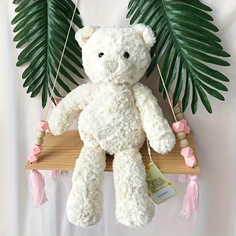 Cuddly White Teddy Bear Plush Toy